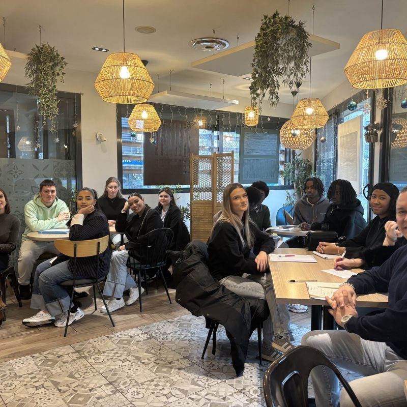 BTS NDRC en immersion chez Le Macaron Bleu Bezannes 2026